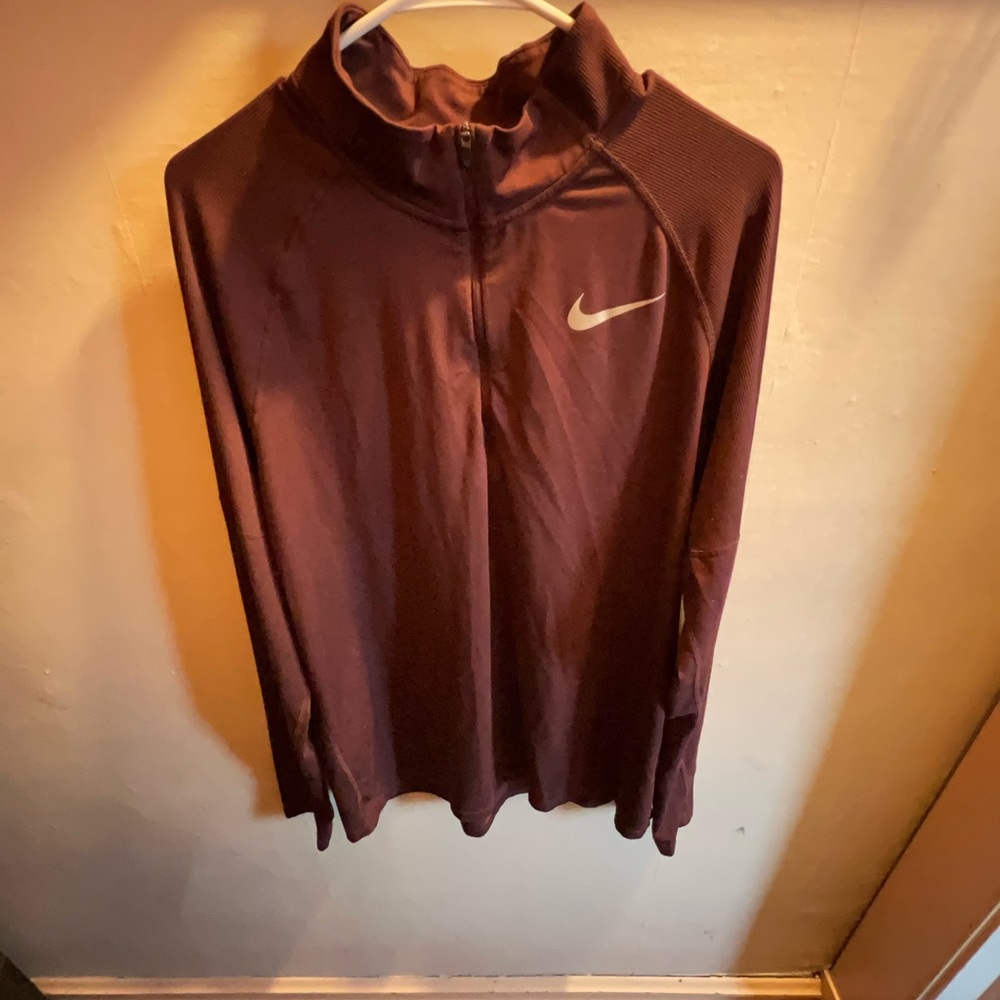 Long sleeve Nike dry-fit running quarter zip